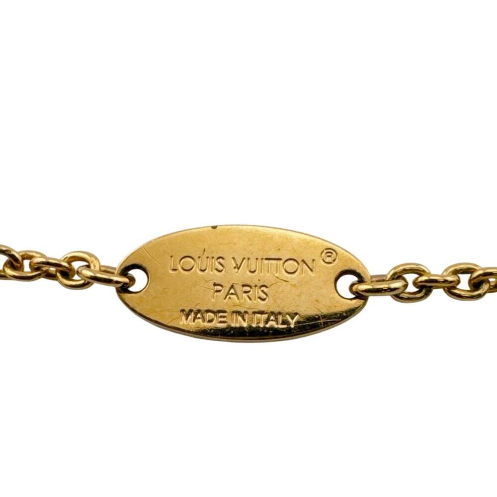 LOUIS VUITTON Gold Necklace - Picture 8 of 11